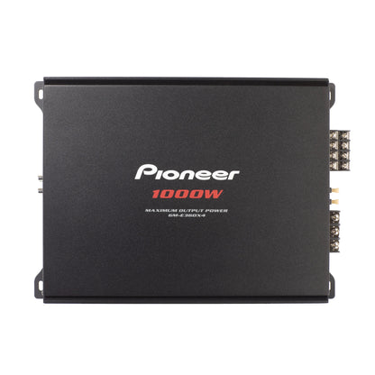 GM-E360X4 4-Channel - Class AB, 1000W Max Power - Bridgeable Amplifier