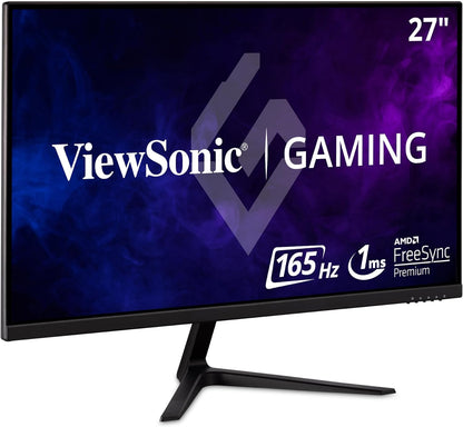 OMNI VX2718-P-MHD 27 Inch 1080P 1Ms 165Hz Gaming Monitor with Adaptive Sync, Eye Care, HDMI and Displayport, Black